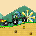 Máriós traktoros játék