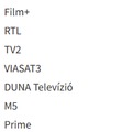 A héten a tévében lista módosítása?