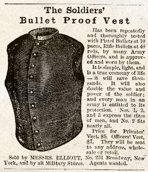 golyóálló mellény - Civil-War-Bulletproof-Vest.jpg