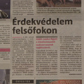 Érdekvédelem felsőfokon