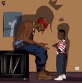 Tupac Shakur beszélget Kendrick Lamarral