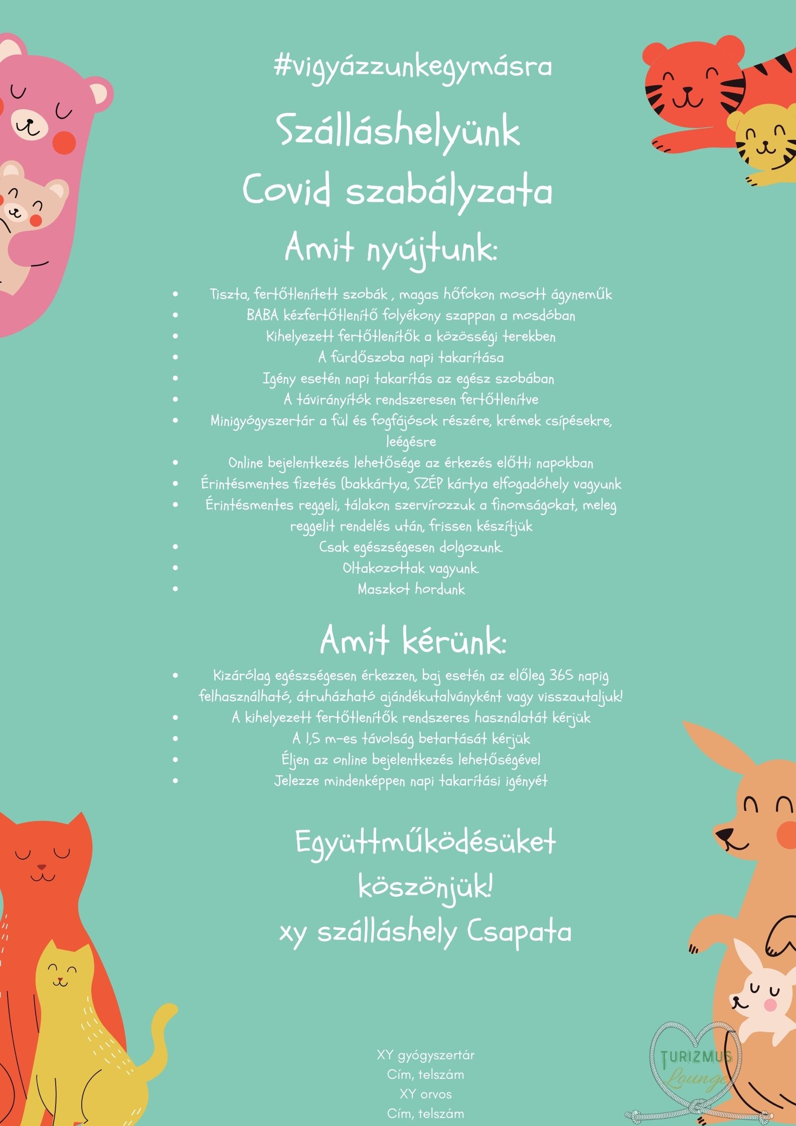 Családbarát covid szabályzat