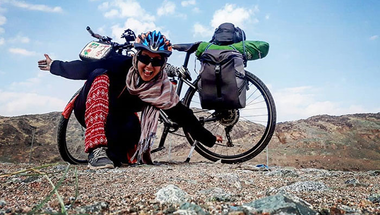 Az első nő, aki biciklivel zarándokolt Mekkába