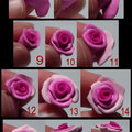 Lépésről lépésre: rózsa készítése hőre keményedő gyurmából