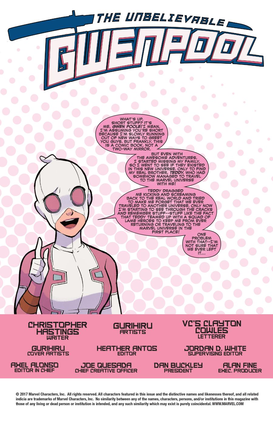 The Unbelievable Gwenpool #19