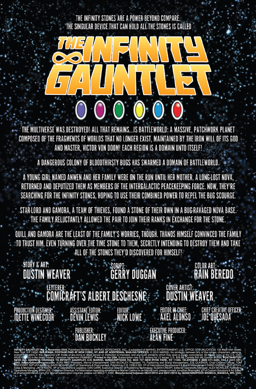 The Infinity Gauntlet #4