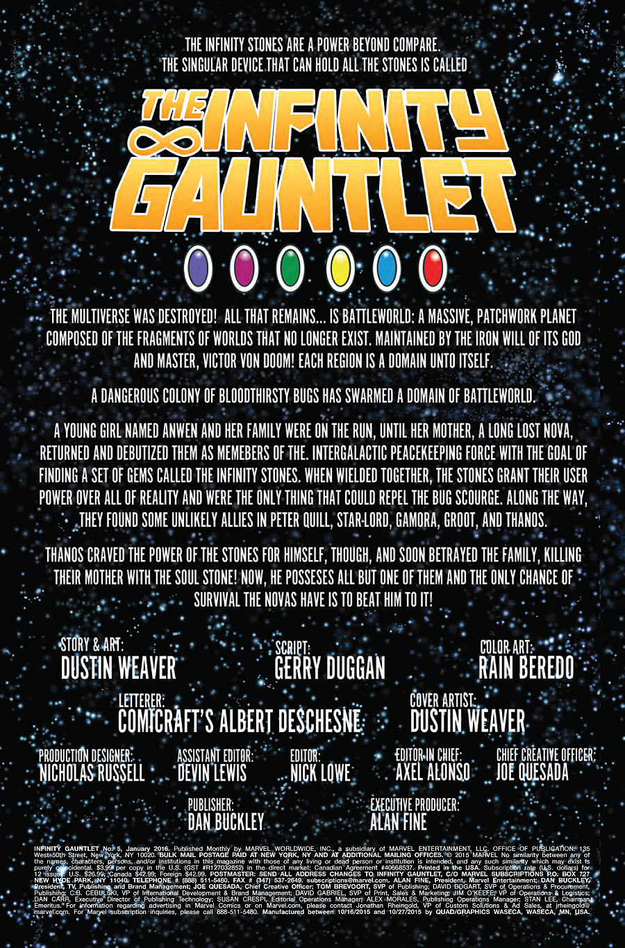 The Infinity Gauntlet #5