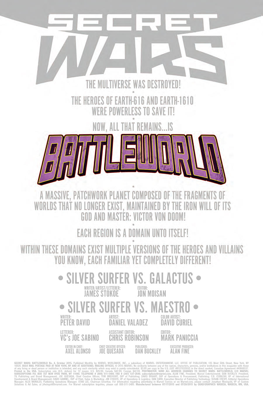 Secret Wars: Battleworld #4