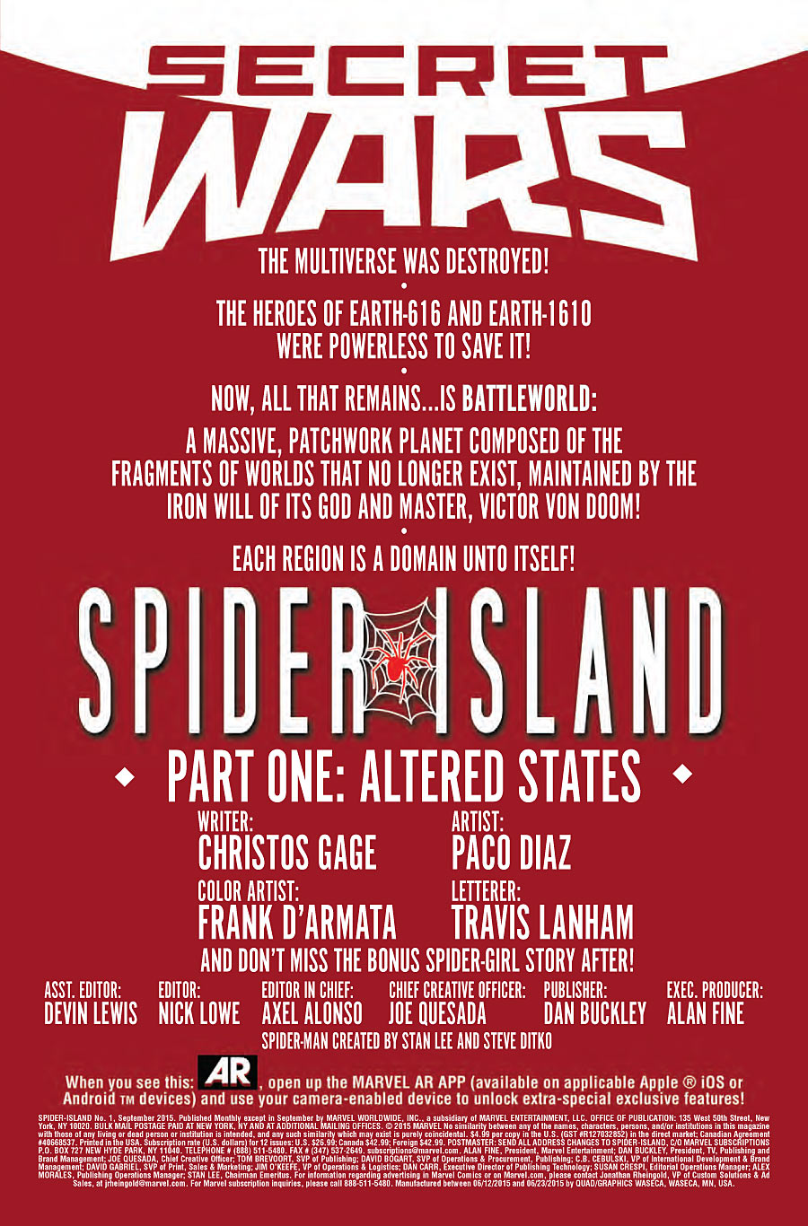 Spider-Island #1