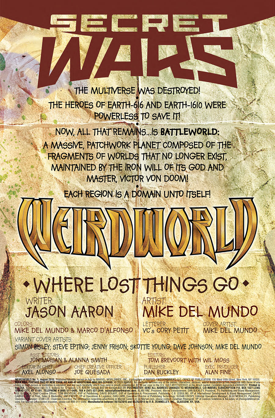 Weirdworld #1