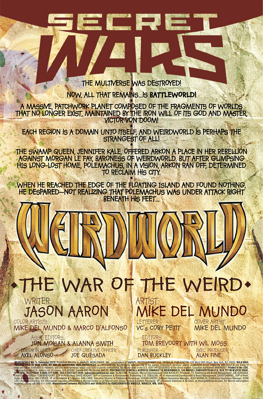 Weirdworld #5