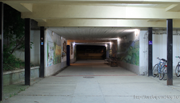 Verőce vasútállomás - gyalogos aluljáró