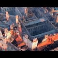 Drónfelvétel a leégett köröndi palotáról