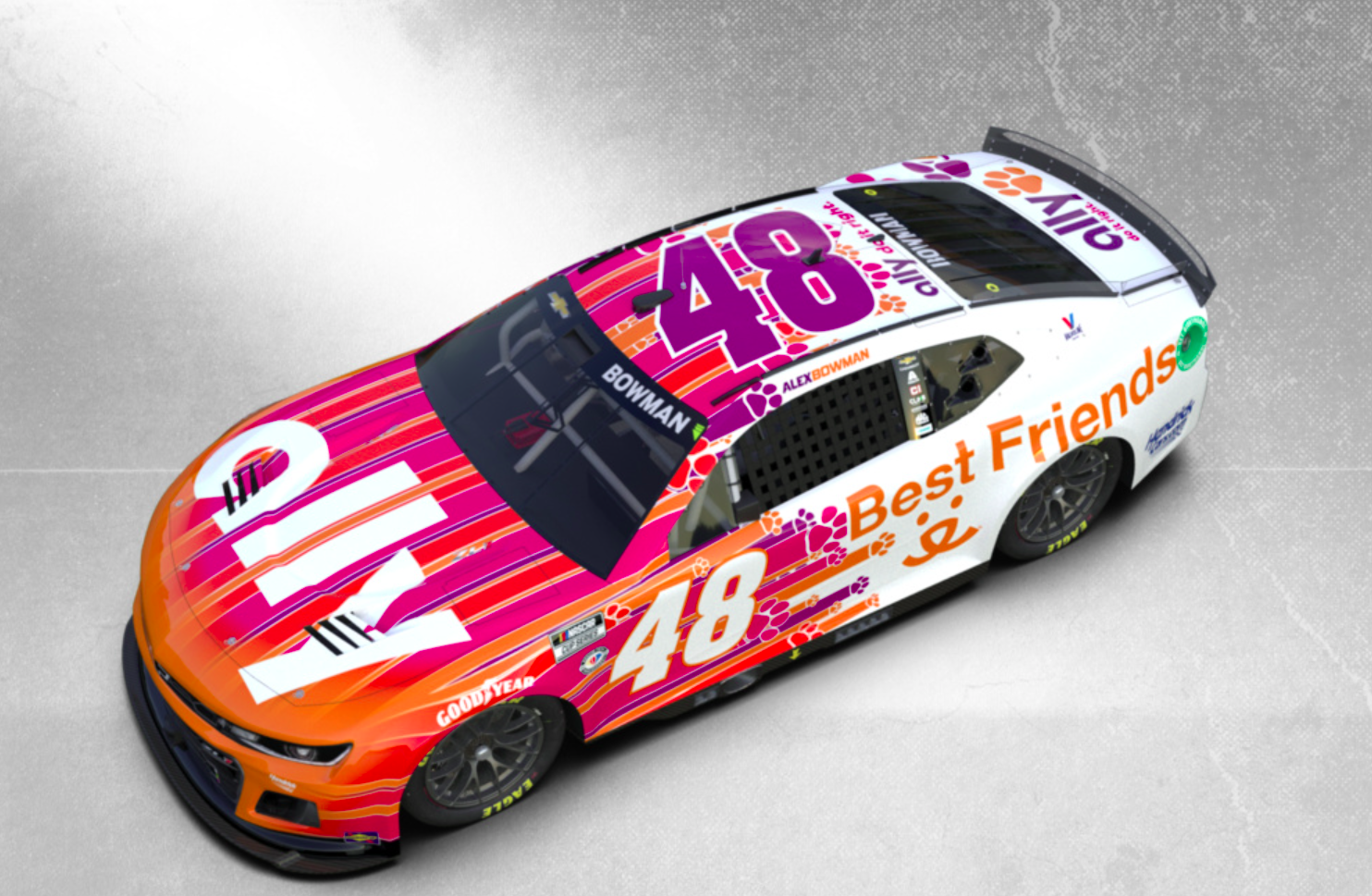 NASCAR: A menhelyi állatok altatása ellen küzdő Alex Bowman különleges autót kap Phoenixen NASCAR: A menhelyi állatok altatása ellen küzdő Alex Bowman különleges autót kap Phoenixen
