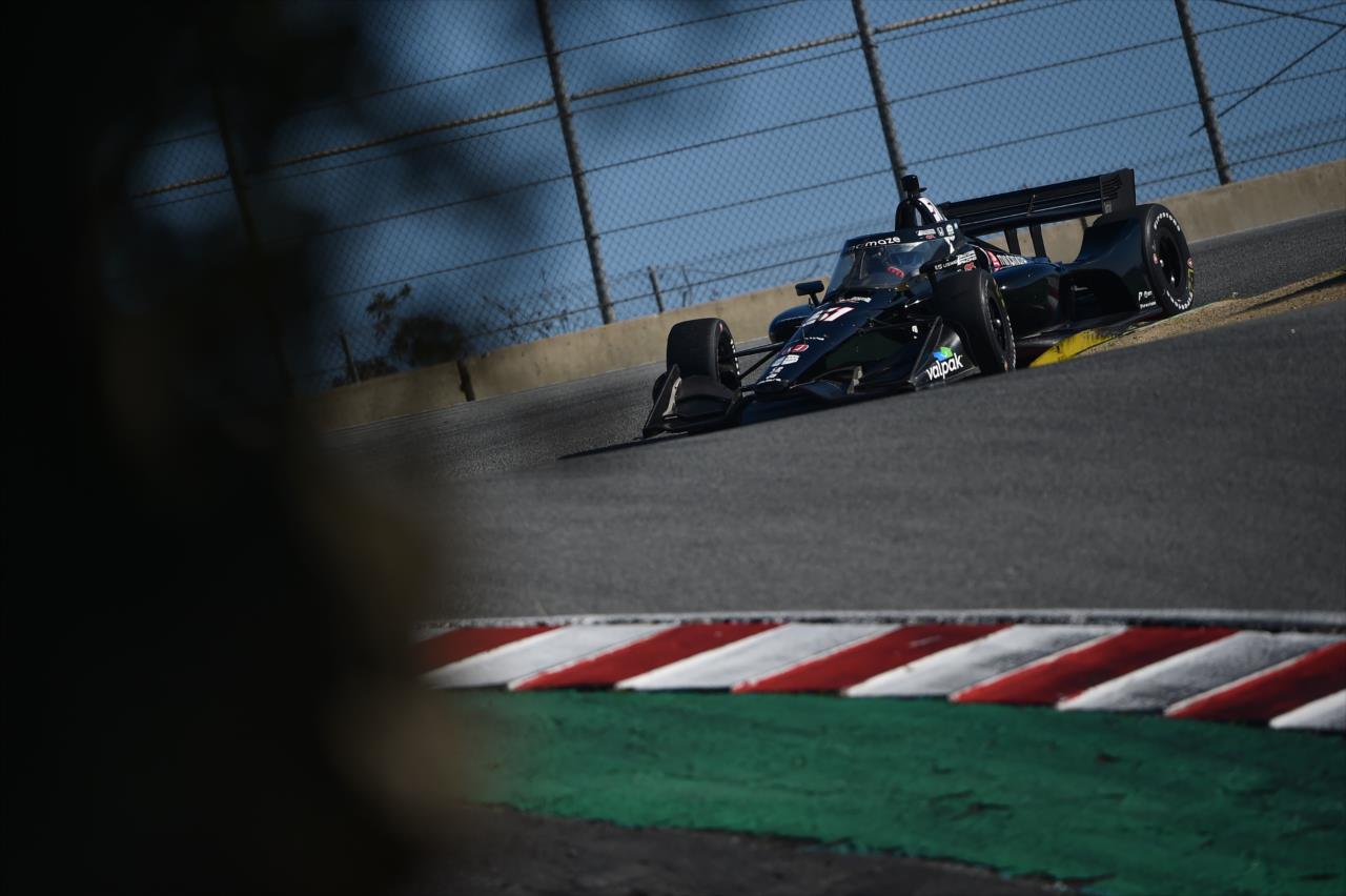 IndyCar: Pár kör Laguna Secán Romain Grosjeannal