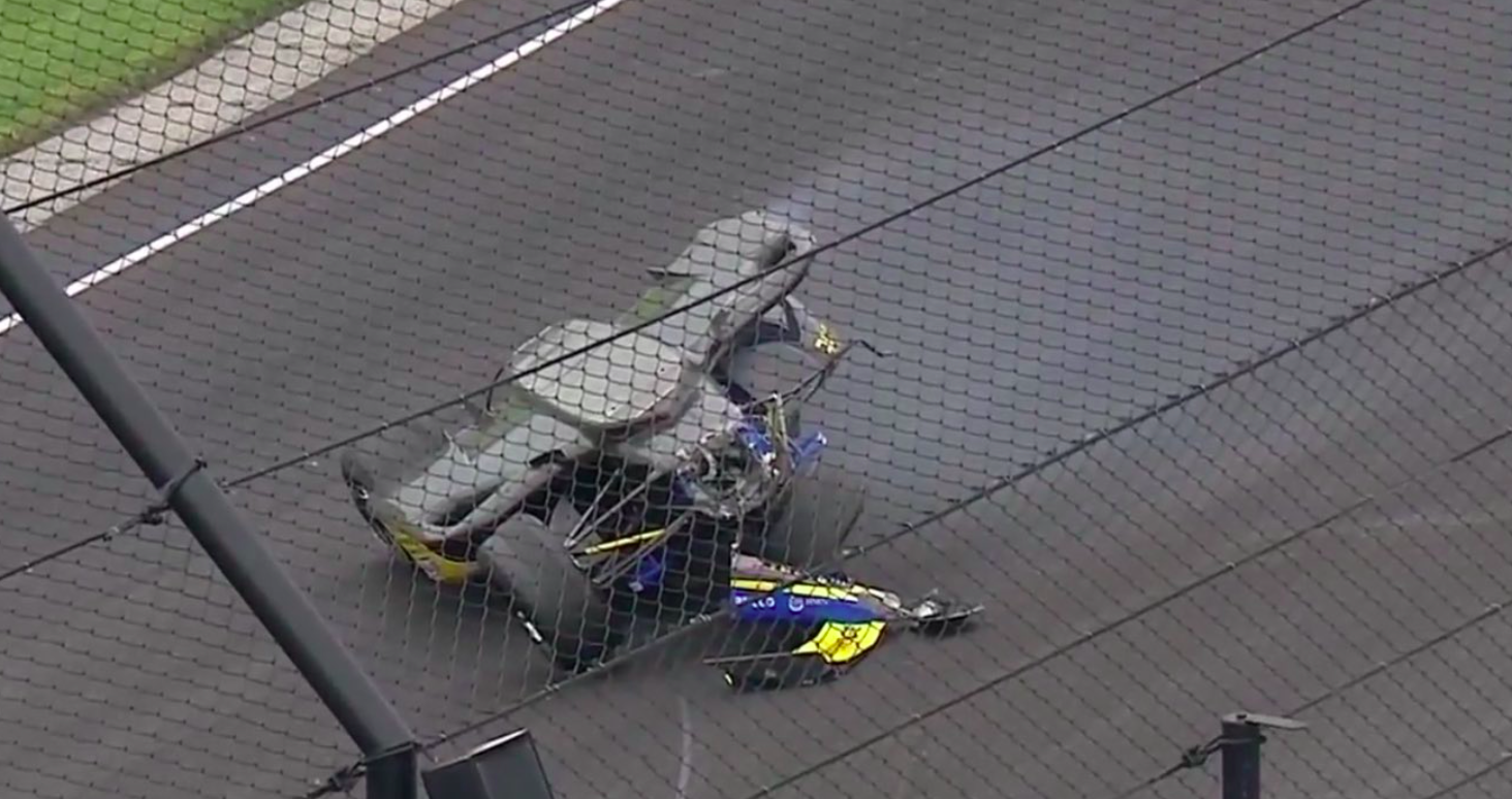 Indy 500: Brutális balesetet szenvedett Colton Herta