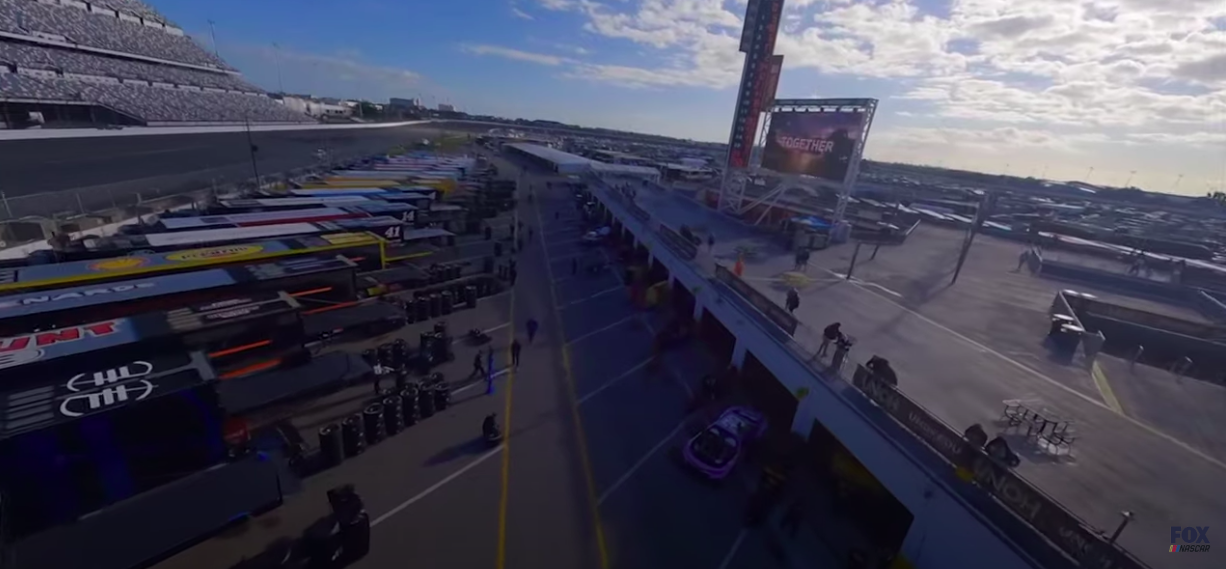 NASCAR: Lenyűgöző drónvideó Daytonáról