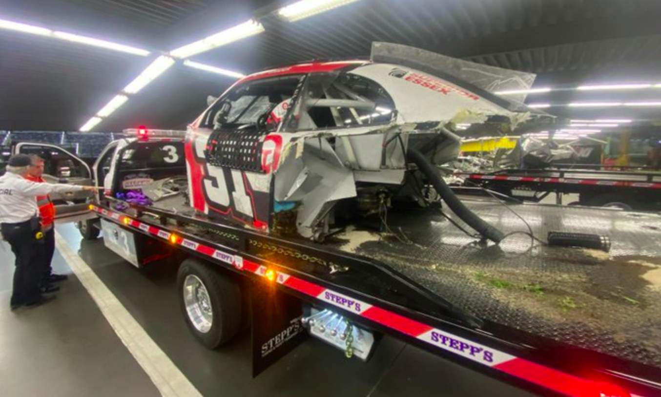 NASCAR Két dolog maradt ép az autón Igazi csoda, hogy Myatt Snider