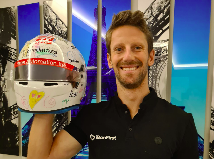 Grosjean a gyermekei által tervezett sisakot fogja viselni első IndyCar-tesztjén Grosjean a gyermekei által tervezett sisakot fogja viselni első IndyCar-tesztjén