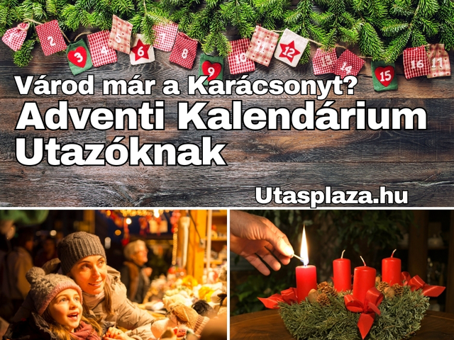 Adventi kalendárium utazóknak