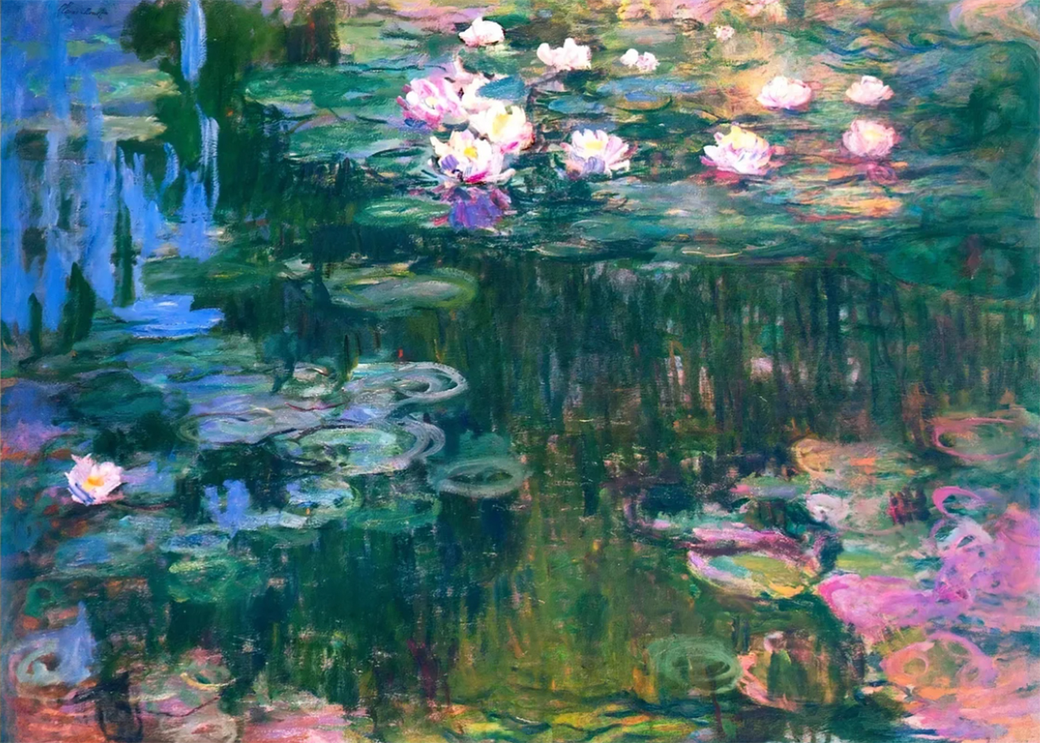 Claude Monet<br />Tavirózsák<br />Giverny (F)