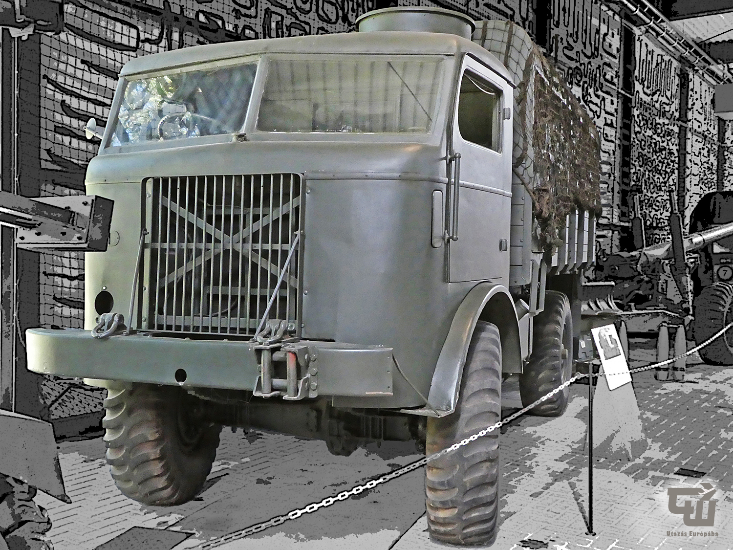 FWD SU-COE 4x4 Tractor Can<br />Oorlogsmuseum Overloon