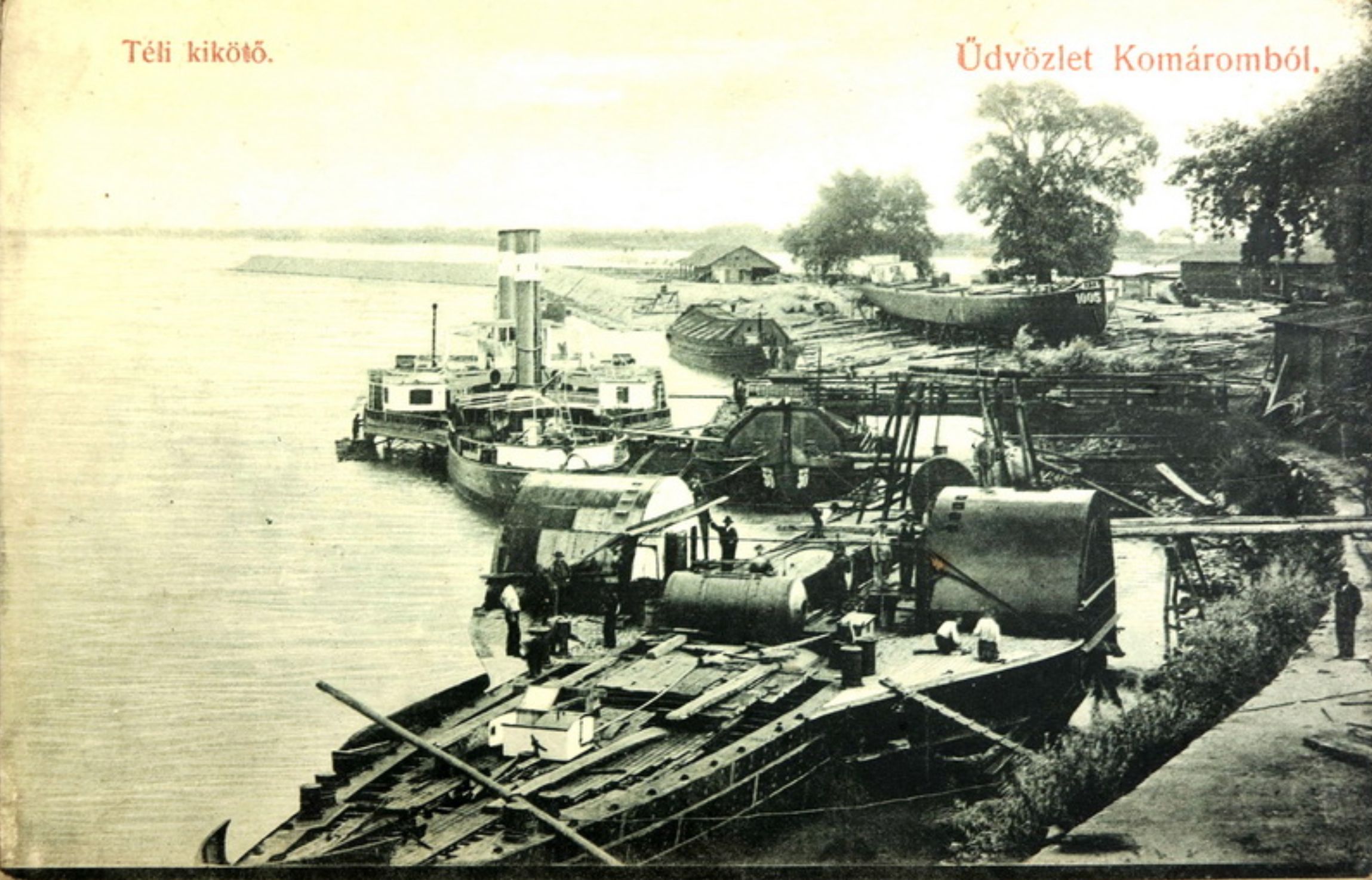 9+1 kép, milyen volt a komáromi Duna-part egy évszázaddal ezelőtt