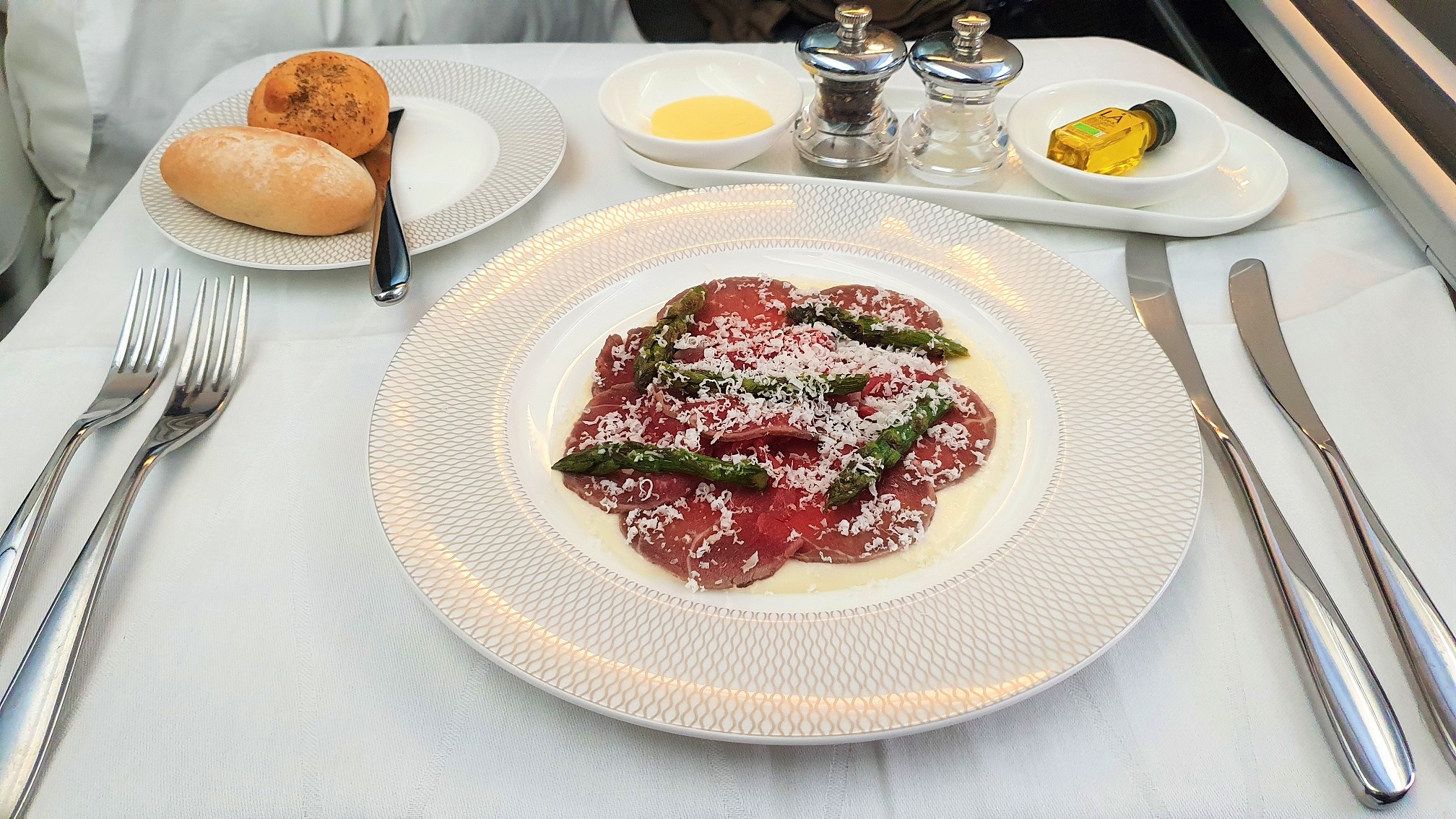 Marha carpaccio spárgával