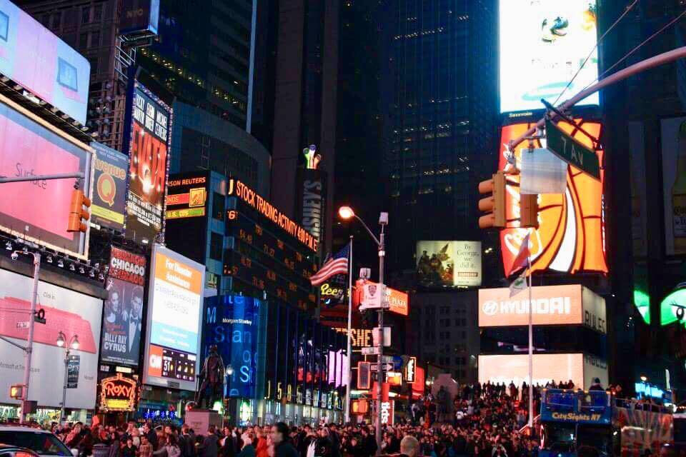 Időgéppel a Times Square-en