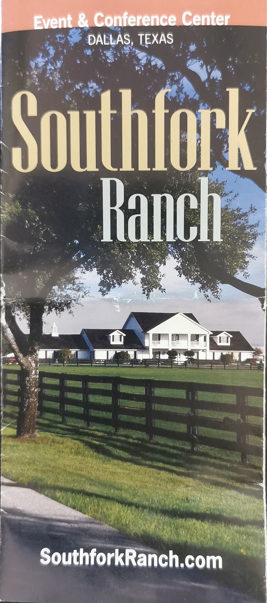 A ranch brosúrájának fedőlapja...