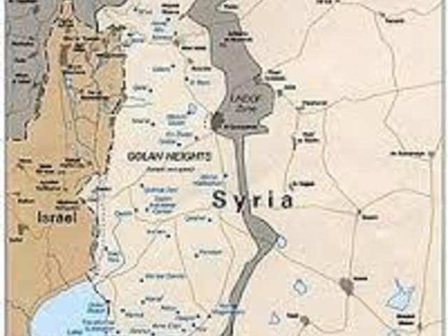 1981.12.14. Izrael elfoglalta a Golan-fennsíkot.