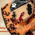 Ízes, "véres" Halloween torta