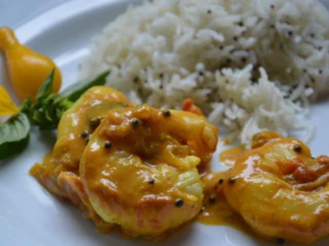 Garnéla curry