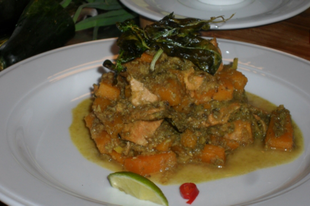 Thai curry hallal és sütőtökkel