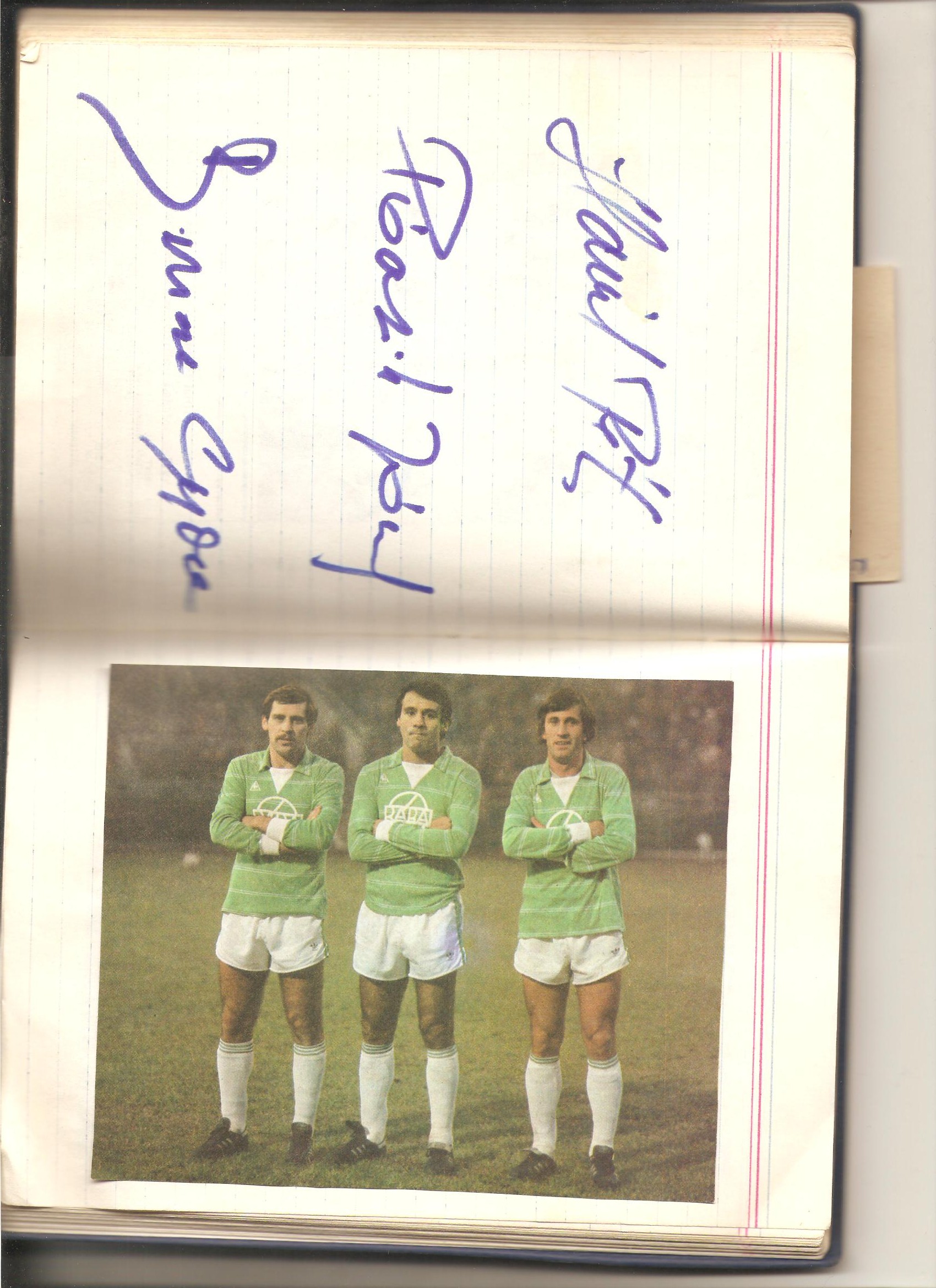 kép6-Hannich, Póczik Burcsa, ahogy az aláírásgyűjtő füzetem látta őket 1982-ben.jpg