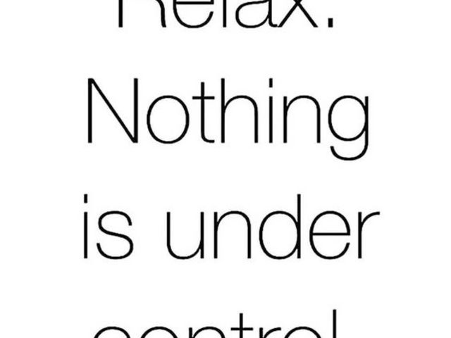 Under control