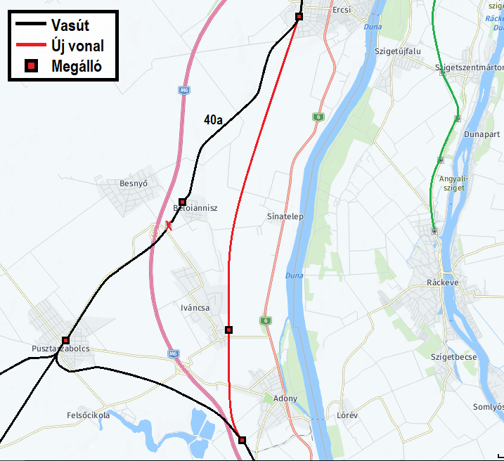 40-es Vonal Budapest Pusztaszabolcs Pécs