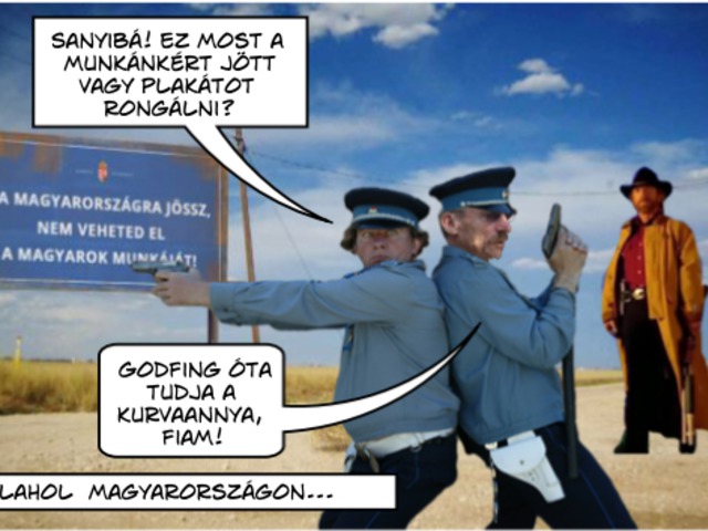 A mi partizánunk: a plakátbűnöző