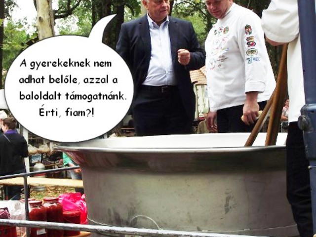 Harrach: a gyerekek csak éhezzenek tovább, puszi!