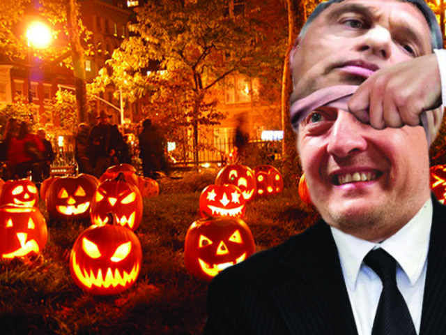 Orbán ajándéka halloweenre