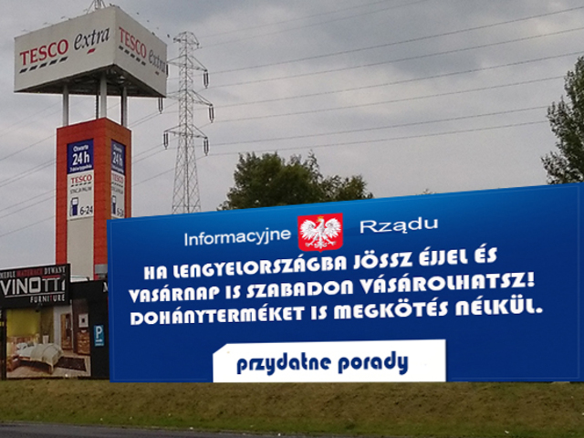 Lengyelország vasárnap is nyitva