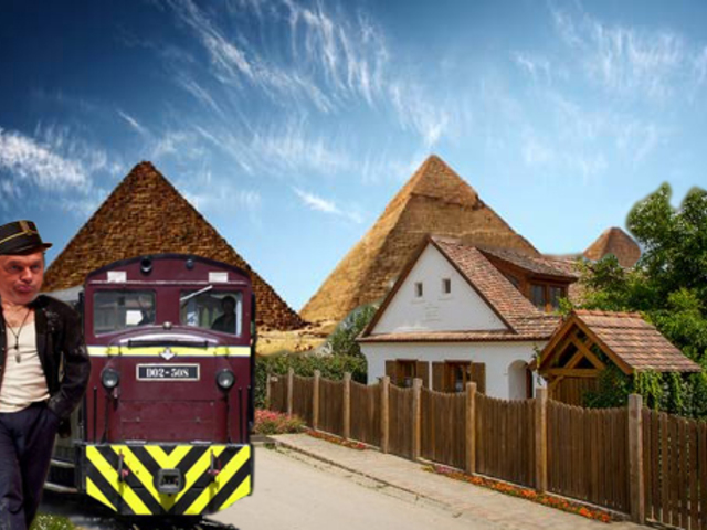 Orbán a kisvasút védő bakter