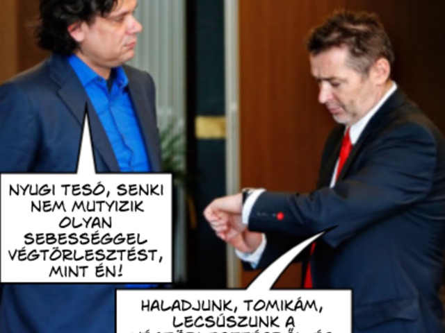 Dajcstamás, a végtörlesztés ügyintéző