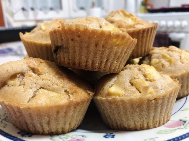 Almás-fahéjas muffin, a szürke hétköznapok ellenszere