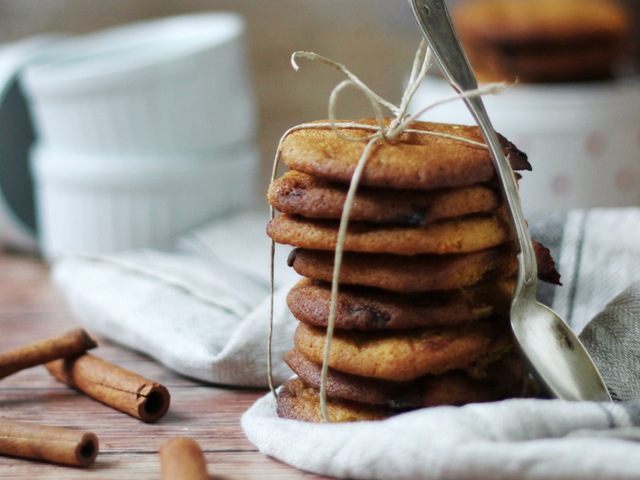 Chocolate chip cookie sütőtökkel