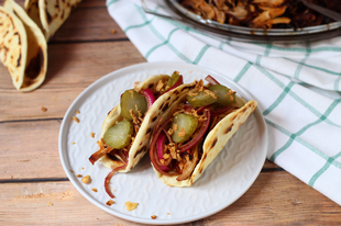 Pulled pork taco