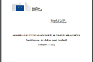 Antitröszt: A Bizottság közzétette az e-kereskedelmi ágazati vizsgálat zárójelentését