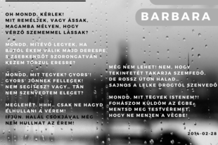 Lágler Barbara-Fohászom
