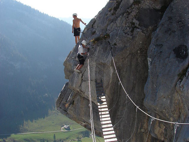 Via ferrata / vasalt út