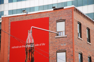 Coca cola fali kép